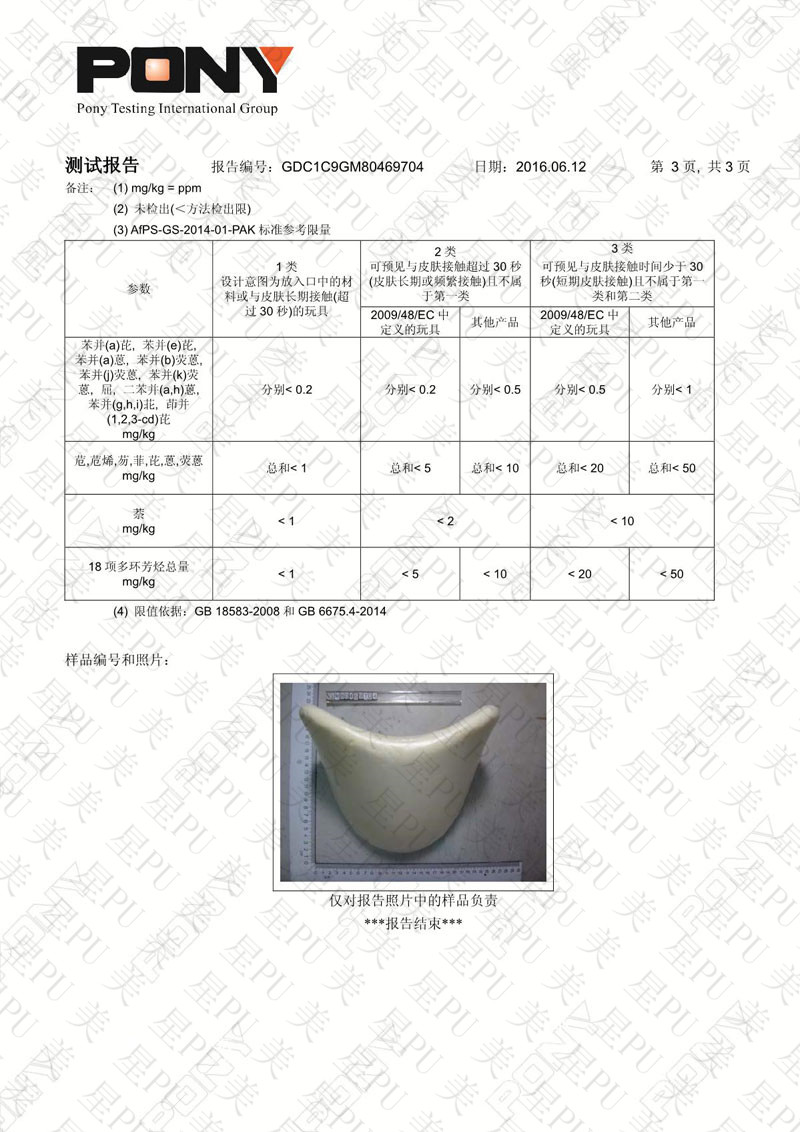 檢測報告 檢測報告