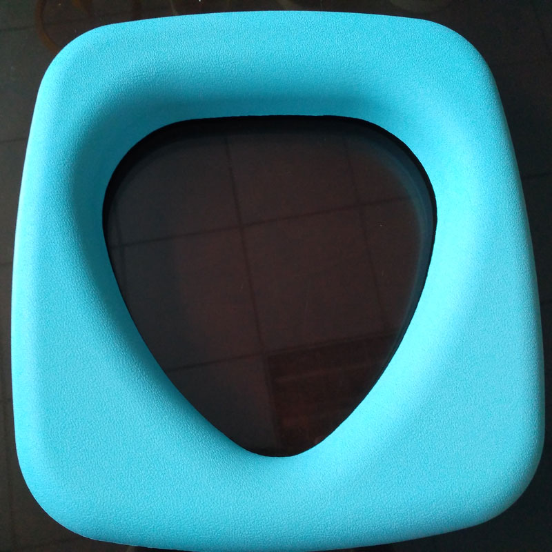 PU發泡婦科艾灸儀坐墊 藍色心形婦科艾灸儀坐墊